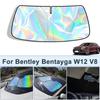 Foldable Front Windshield Sun Shade For Bentley Bentayga W12 V8 UV Reflective Sun Protection Cover Car Interior Accessories