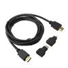 3 In 1 High Speed HDMI-compatible High Clarity To HDMI-compatible Cable + Micro