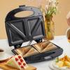 Household Double Sided Heated Sandwich Maker Multipurpose Toast Waffle Breakfast Maker