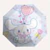 1pc Rose Balloon Cinnamoroll Theme Durable Cartoon Folding Umbrella, Portable 3-Fold Compact Umbrella for Men and Women, Suitable for Travel or Daily