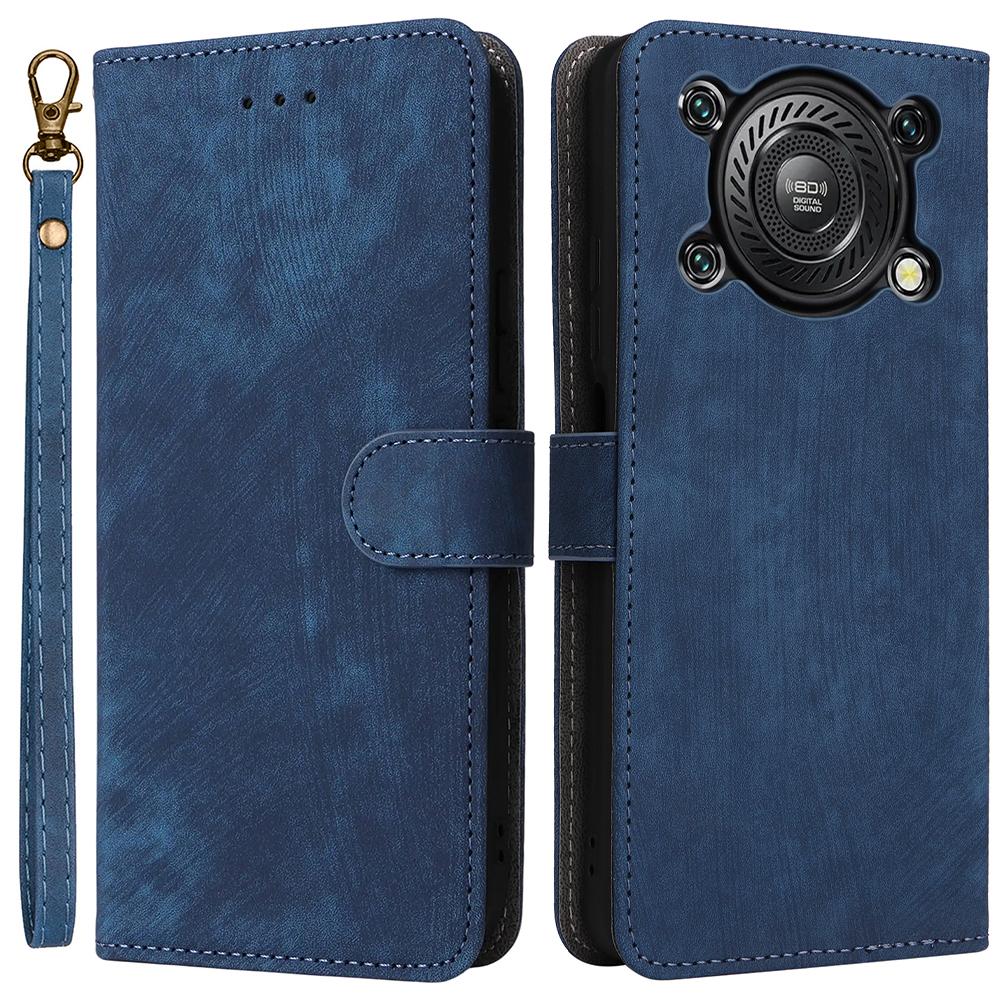 Для Oukitel C60/C60 Pro Чехол-кошелек с блокировкой RFID из ПУ кожи, чехол-подставка для телефона с ремешком