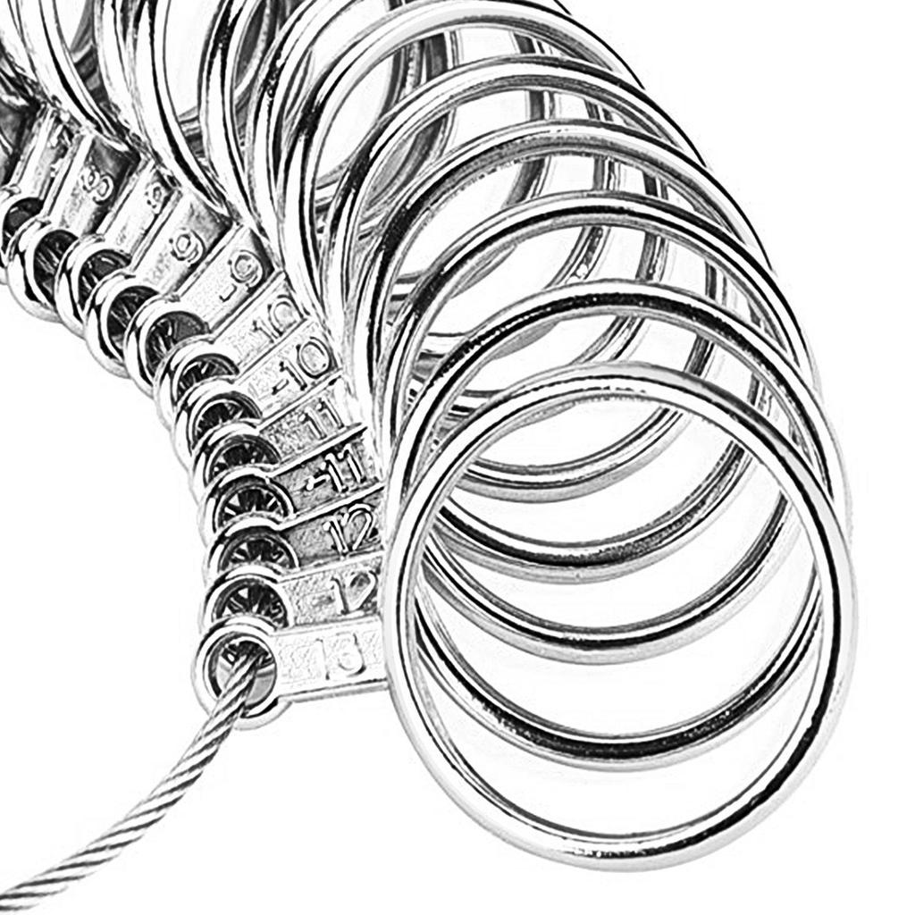 Регулируемый размер кольца: Размеры колец 0-13 США и Великобритания