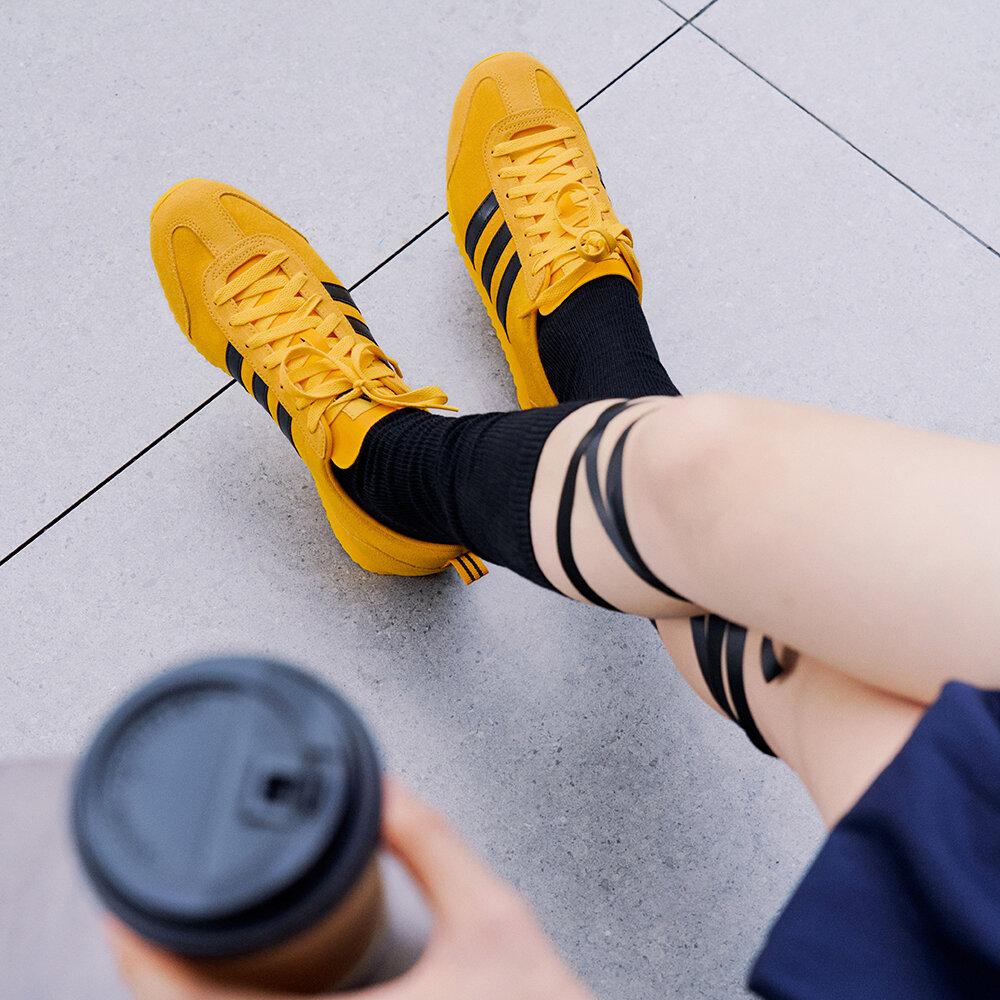 adidas VS JOG 2.0 Низкие Повседневные Кроссовки Унисекс Желтые