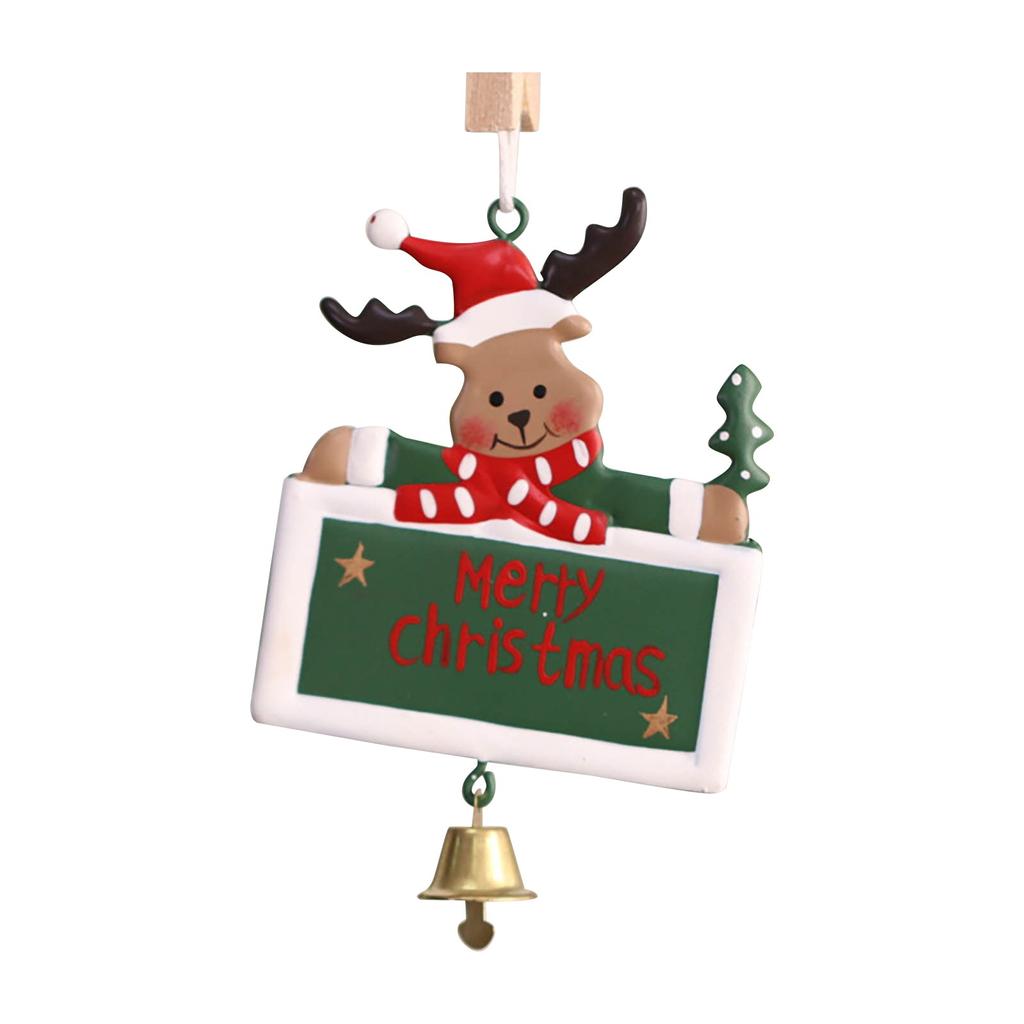 Железные рождественские подвески Санта-Клаус Снеговик Металлические подвески Реквизит Украшения для рождественской елки Украшения