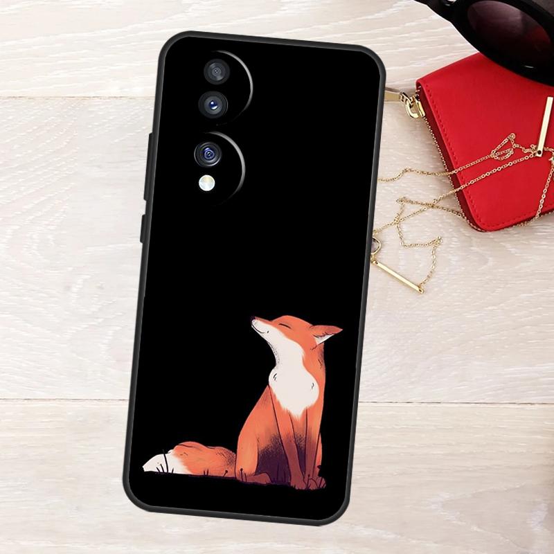Watercolor Painting The Fox Case For Honor Magic 8 5 6 7 Lite 50 70 90 200 400 Pro X8b X8c X9a X9b X9c X9d Win RT Cover