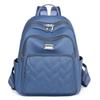 Женский однотонный рюкзак, Минималистичный дизайн, Daypack на молнии, Повседневная легкая сумка через плечо для ежедневных поездок, в школу