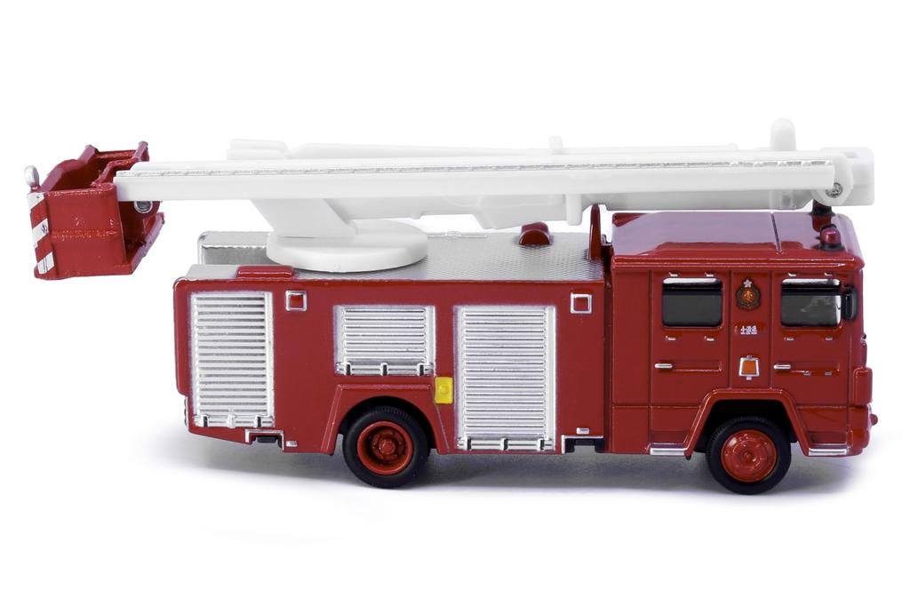 Tiny City 1/100 №05 Пожарная гидравлическая платформа (F58) Модель пожарной машины литая
