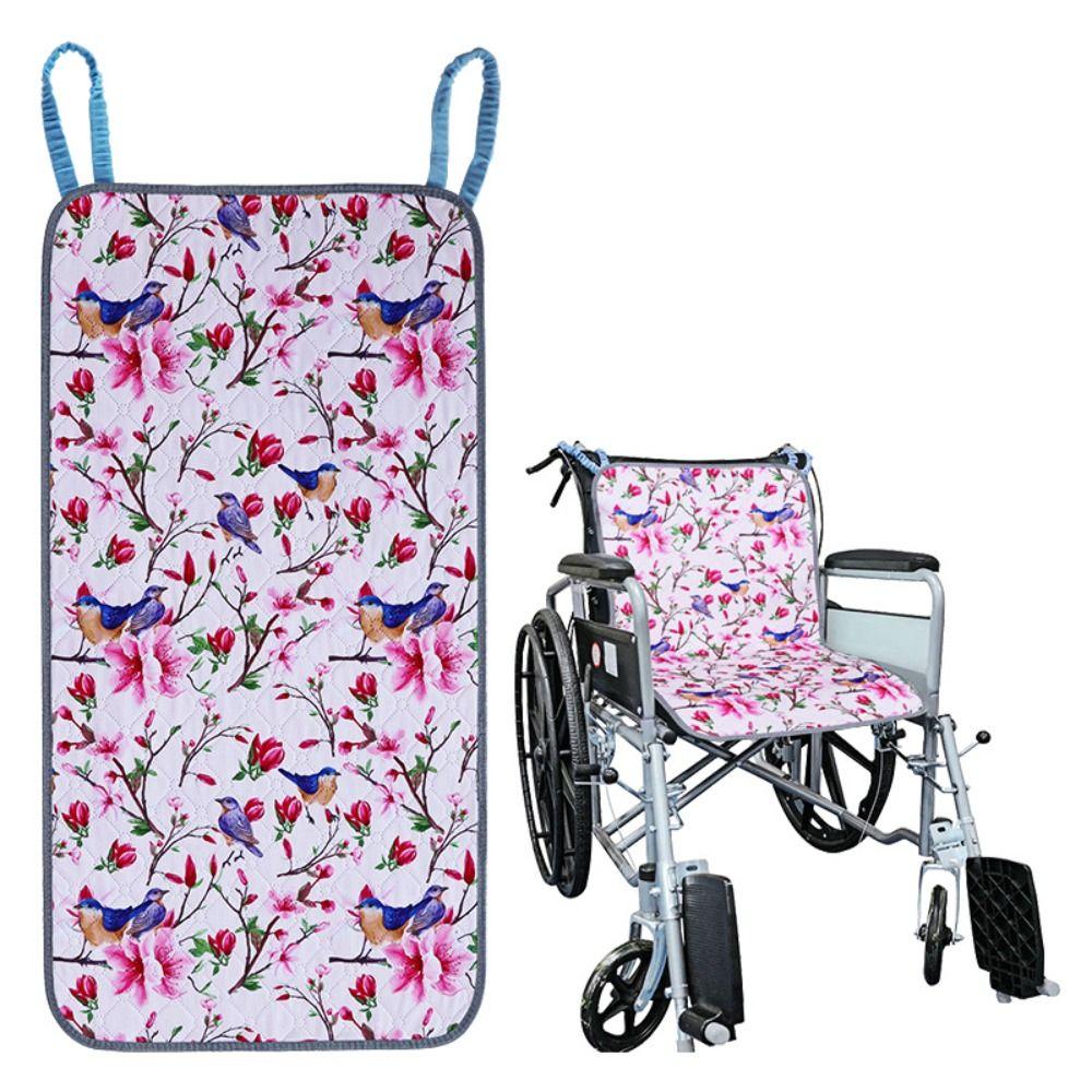 Water Absorbent Wheelchair Incontinence Pad Anti-Slip Seat Cover for Seniors