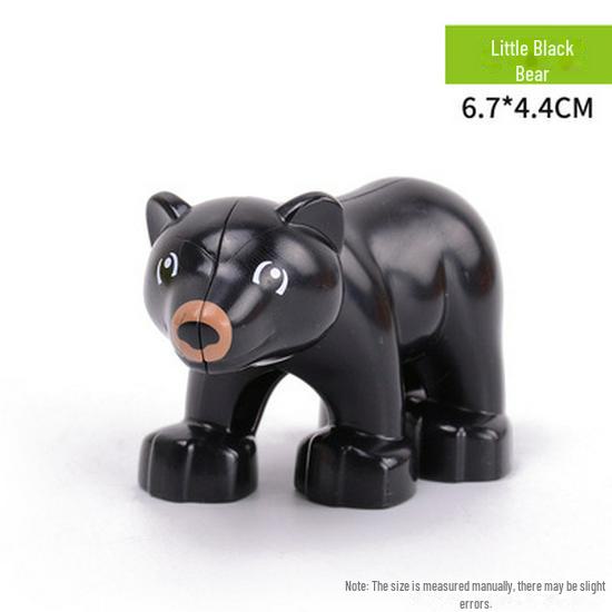 Совместимые с Lego Большие Аксессуары для Животных Строительные Блоки для Детских Симуляций Прерии, Океана, Джунглей, Возраст 3+
