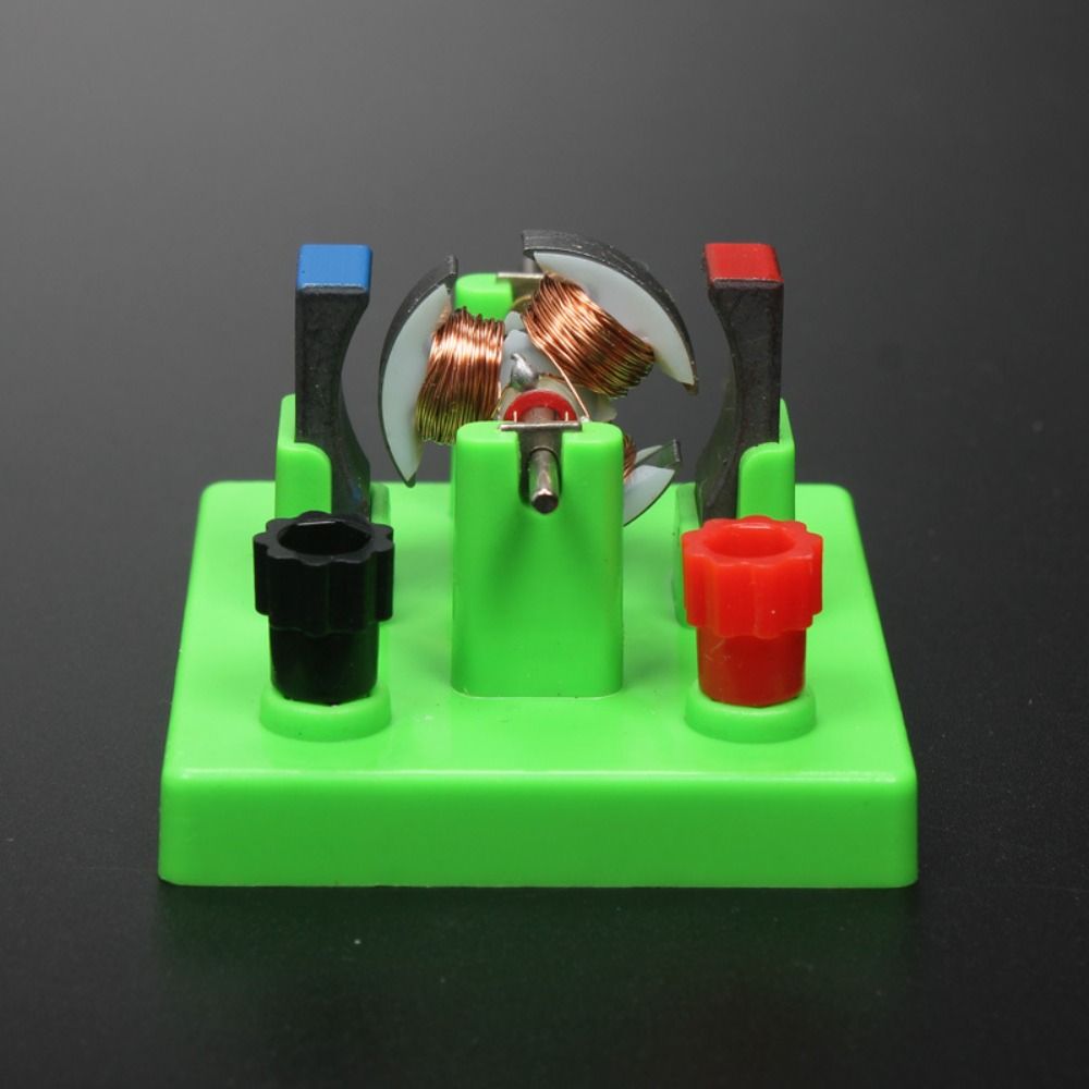 Green Physics Experiment Aids ABS+Metal Educational Students Toys DC Electrical Motor Model  School