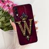 Черный Чехол Для Tecno Spark8 KG6 KG6k Чехол Для Tecno Spark 8 Силиконовый Роскошная Корона Буквы A-Z 2D Плоский Рисунок Мягкий Корпус Телефона
