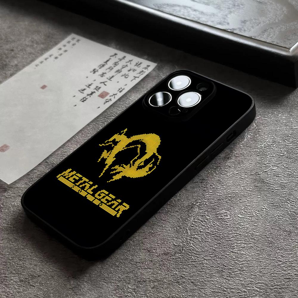 Чехол для телефона Metal Gear Solid для 14 Pro Max для Apple Iphone 16 15 Po Max 12 Mini 11 13 Pro Xr X Xs 8 7 Plus Задняя крышка