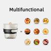 Folded Electric Cooking Pot Mini Portable Electric Skillet Split Type Frying Pan Travel Collapsed Multicooker Hotpot