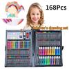 168Pcs Painting Set Children's Gift Color Brush Set School Supplies Paint Brush Set