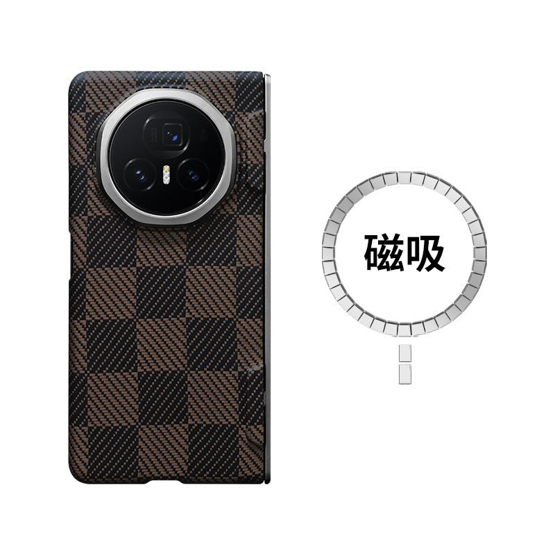 Применимо к Honor Magic V3 Чехол для мобильного телефона с кевларовой центральной осью V3 Складной экран Ультратонкая защита Защита от царапин Жесткий чехол Новая модель