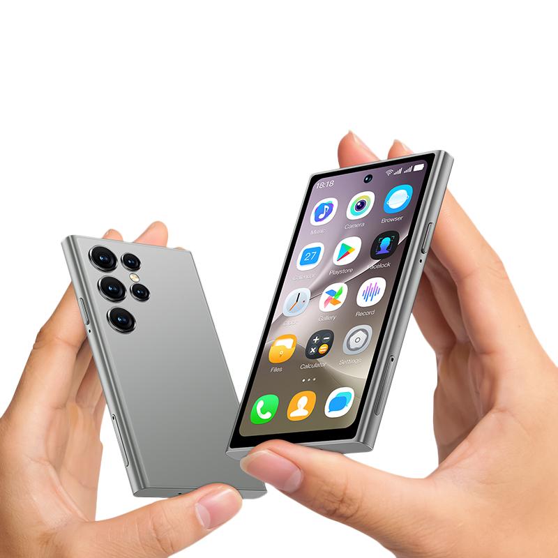 S25 Pro 3G Мини Мобильный Телефон WCDMA 4.0inches Четырехъядерный 2 ГБ ОЗУ 16 ГБ ПЗУ Type-C 2000 мАч Распознавание Лиц Android Смартфон