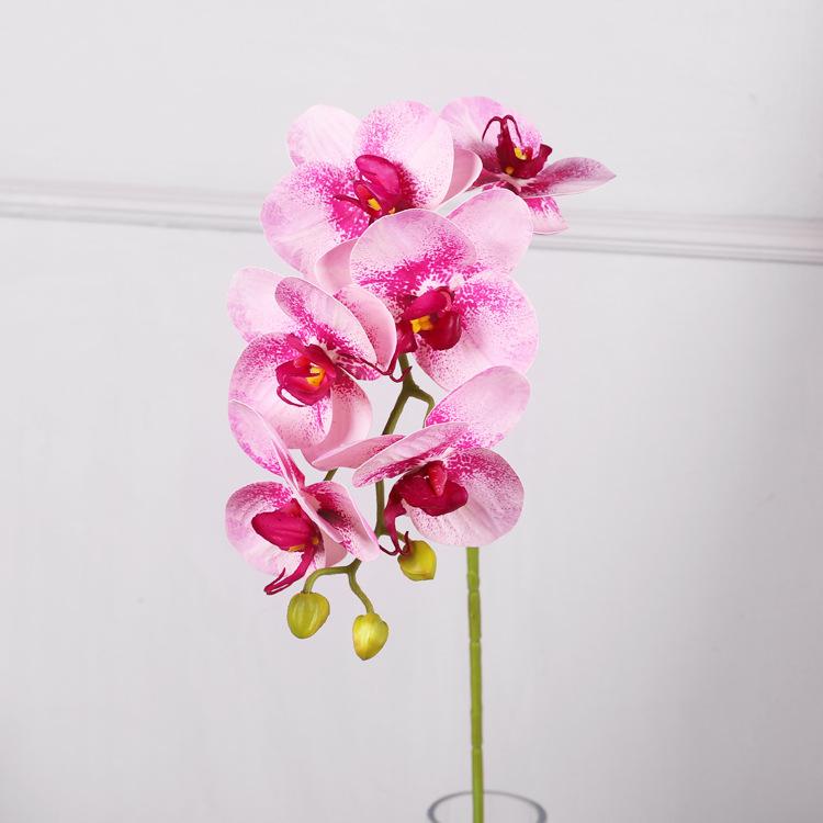 Realistic feel simulation Phalaenopsis hotel tape artificial flower ornament home, Phalaenopsis simulation flower