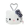 Держатель для маскота Sanrio Love Hello Hello Kitty Черный 087246 В форме лица (Я Китти)