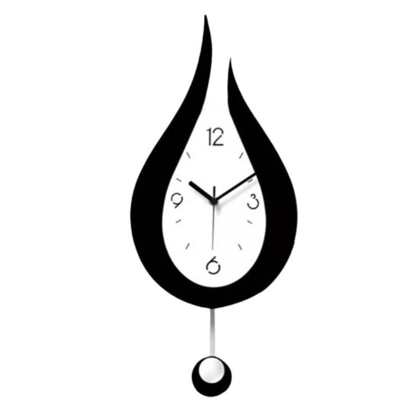 Маятниковые Современные Настенные Часы Капля Воды Бесшумные Акриловые Часы Домашний Подарок Декорация