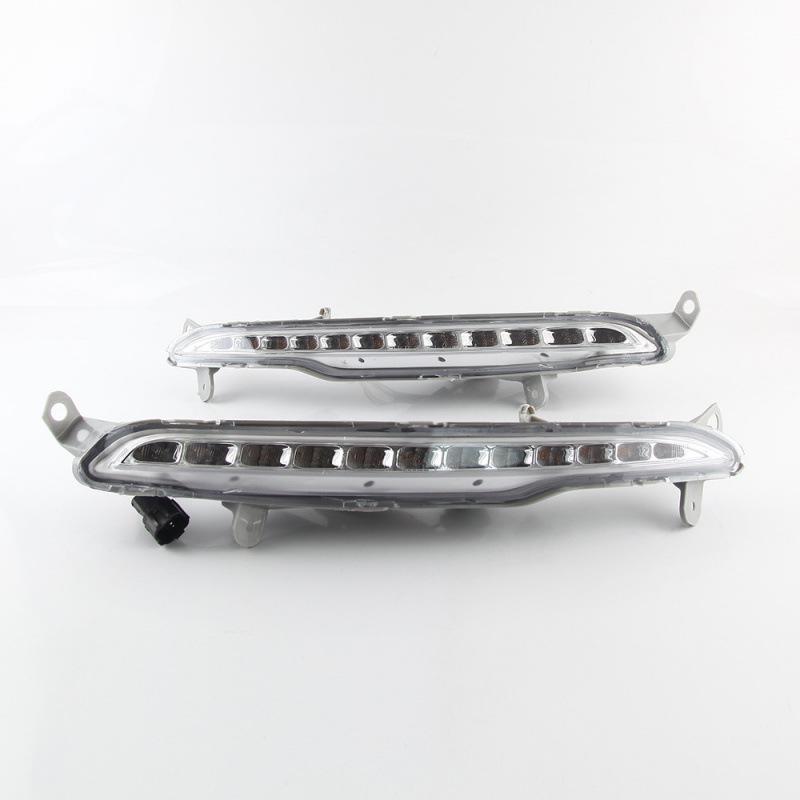 Kia K5 (2011-2013) Сборка дневных ходовых огней и противотуманных фар