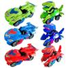 Трансформирующий динозавр светодиодный автомобиль T-Rex Toys со световой звуковой электрической игрушкой