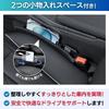 Tochi Wish Car Gap Filler Cushions with Storage Compartments for Console Seat Prevents Small Items from Convenient Storage Space for Black Sides,