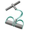 Dewick Pedal Resistance Band, Elastic Rope, Fitness Shaping, Home Use, Stretching Equipment, Gray-Green, 25 Lbs