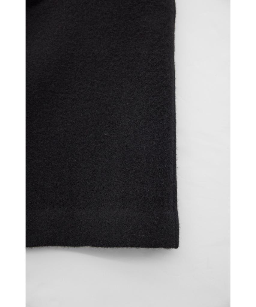 YOUTH Boiled Wool Half Pants - Black
