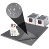 Подушка для кошачьего туалета Водонепроницаемая подушка для защиты от мочеиспускания из двойного этиленвинилацетата, подушка для фильтра для мусора Износостойкая, устойчивая к царапинам подушка для контроля кошачьего туалета