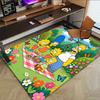 1pc Springtime Picnic Fun Carpet for Playroom Bedroom Living Room Sofa Home Decor,kids Game Area Rug Non-slip Floor Mat Y729104