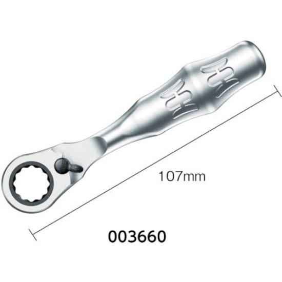 Wera 05003660001 8005 Zyklop Трещотка "Мини" 1/4