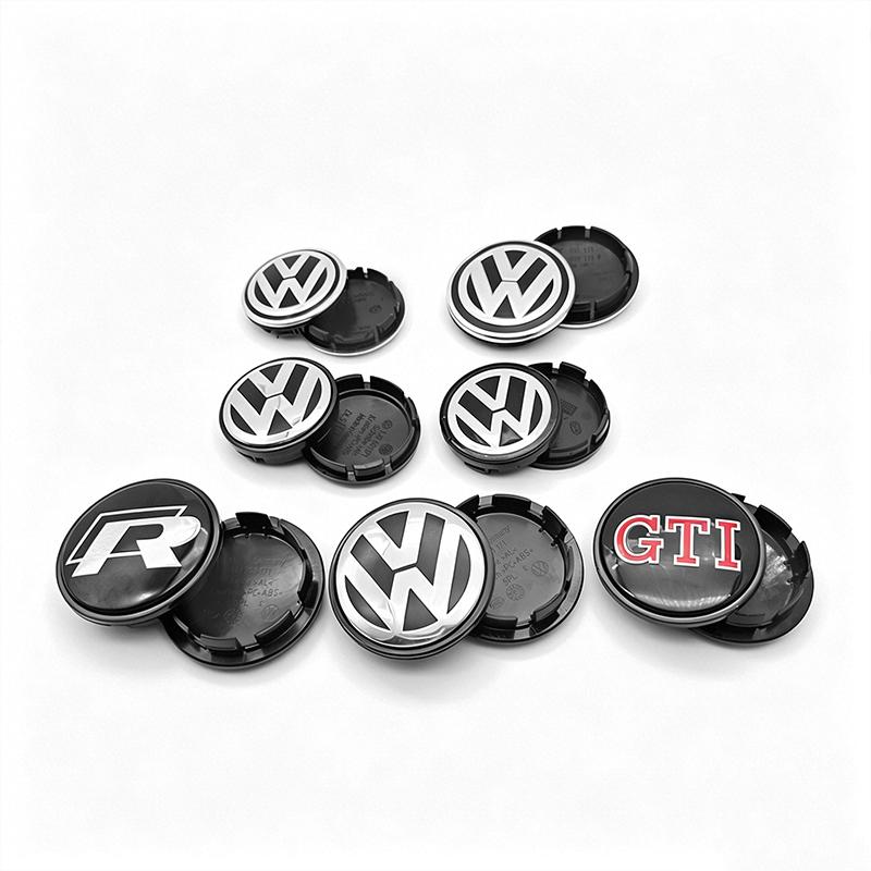 4Pcs 55mm 65mm Car Wheel Center Hub Caps Cover For VW Volkswagen Golf Polo Passat Touran CC B5 B6 B7 Jetta Replace Accessories