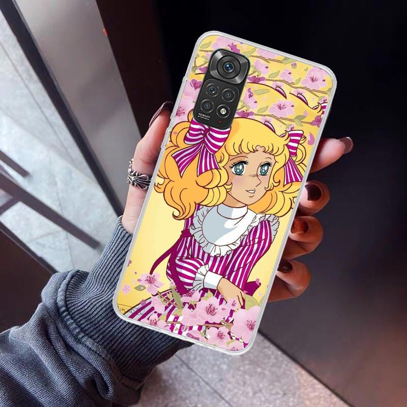 Candy 90s Anime Phone Case For Xiaomi Redmi Note 10 11 12 13 14 15 Pro Plus 11S 12S 14S 11T 11E 10S Soft TPU Back Cover Redmi No
