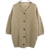 Crepuscule 7 Minutes Sleeve Knit Cardigan Beige Women Used