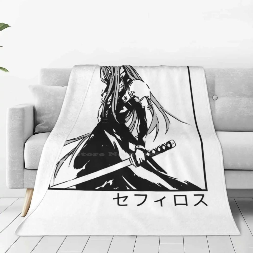 Новый, продающийся, фланелевый плед с индивидуальным принтом Сефирот из Final Fantasy VII и Final Fantasy 7 Клауд.