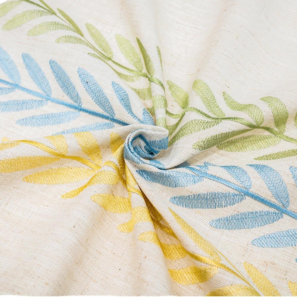 Literary Cotton And Linen Tablecloth Fabric Embroidery Fringed Dining Table Cloth Rectangular Light Luxury High-End Tablecloth Cover Cloth