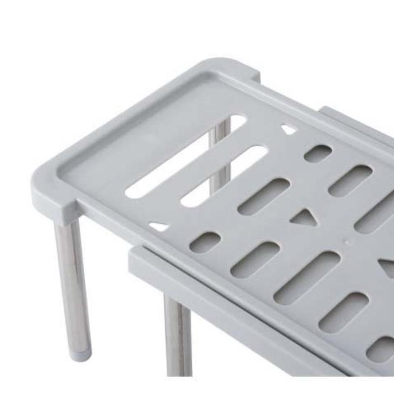 Многофункциональная выдвижная полка под раковиной, подставка для посуды, полка для приправ, полка для хранения кухонных принадлежностей, полка для обуви из нержавеющей стали