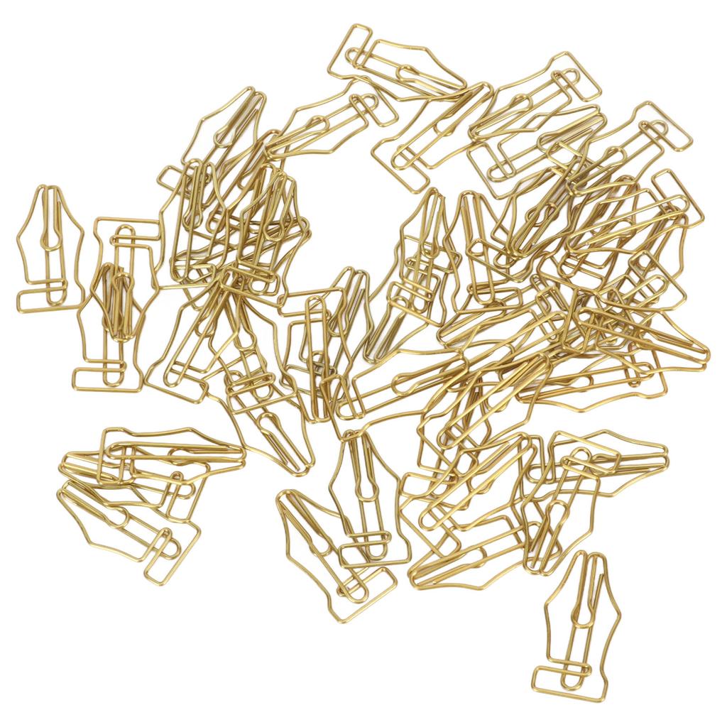 100 шт. необычных скрепок, больших, покрытых пластиком, многоцелевых, в форме ручки, для домашнего хозяйства