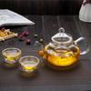 Shangqi Handmade Heat-Resistant Borosilicate Glass Teapot with Infuser