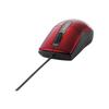 BUFFALO Wired BlueLED Mouse Size Red BSMBU26SSRD Quiet/3 Buttons/S