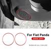 Carbon Fiber Door Speaker Ring Cover for Fiat Panda 2003 2004 2005 2006 2007 2008 2009 2010 2011 LHD RHD Panel Trim Decoration