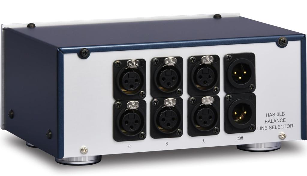 Селектор сбалансированной линии Audio Design для входа HAS-3LB (3F-1M переключение)