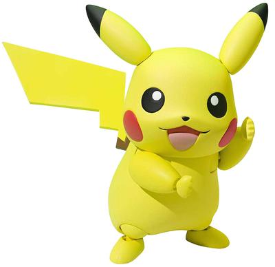 TAMASHII NATIONS Покемон Пикачу 100 мм окрашенная подвижная фигурка SHFiguarts приблизительно. ПВХ и АБС