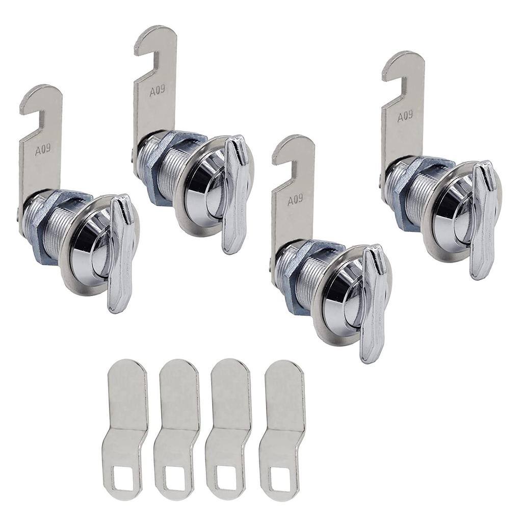 Keyless Thumb Turn Cam Lock Latch 1inch/5/8 Inch Offset Steel Lock Thumb Operate Cabinet Lock for Cabinet Mailbox Drawer