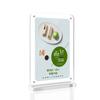 Transparent Acrylic Display Board with Rounded Corners - Business Card Seat Card Holder Stand for Advertising Label