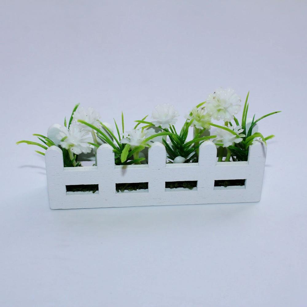 Lifelike Artificial Miniature Potted Plants Decor Garden Doll Plants Fake Daisy DIY Craft