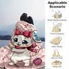 1pc Cute Cartoon Marie Cat, for Decorating Your Own Sofa and Living Room, Super Soft Flannel, for All Season Use, Bed, Couch, Office, Outdoo