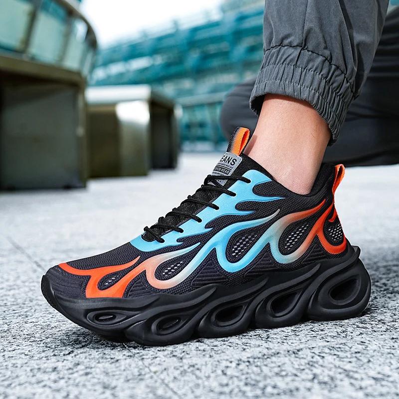 Мужская обувь Кроссовки Мужские теннисные туфли Роскошные мужские повседневные кроссовки для бега Дышащие модные мокасины Кроссовки для мужчин