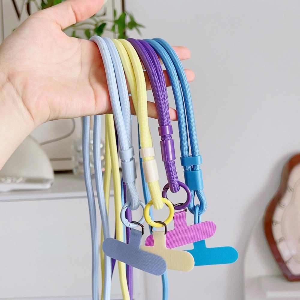 Конфетный цвет Кроссбоди Красочный длинный ремешок для мобильного телефона Регулируемый шнурок Ожерелье Подвесная веревка Аксессуары против потери