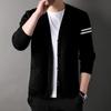Autumn Men's Cardigan Knitted Jacket Young and Middle-aged Men's Loose Sweater Large Size Sweater Jacket